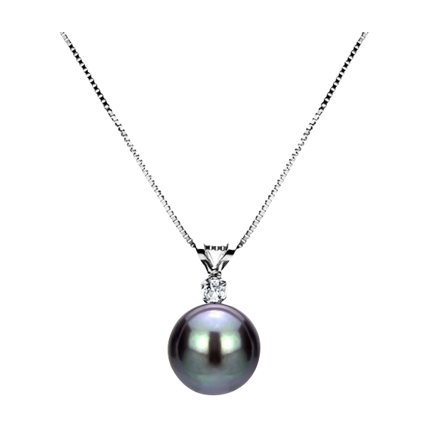 14k White Gold 05ctw SI3-I1 Clarity G-H Color Diamond with 9-10mm